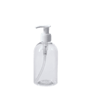 Toon details voor 250 ml Boston Style PET Lotion Fles - 4105 Afbeelding van 250 ml Boston Style PET Lotion Fles - 4105